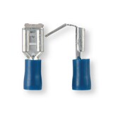 Isolierter Verbinder 6,3x0,8 mm blau